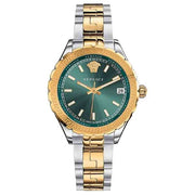  Shop Authentic Versace Hellenyium Green Dial Two Tone Steel Strap Watch for Women - V12050015 - Luxxuri