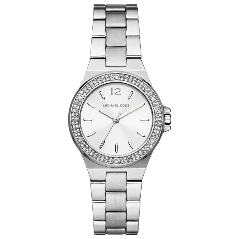  Shop Authentic Michael Kors Lennox Three Hand Silver Dial Silver Steel Strap Watch For Women - MK7280 - Luxxuri