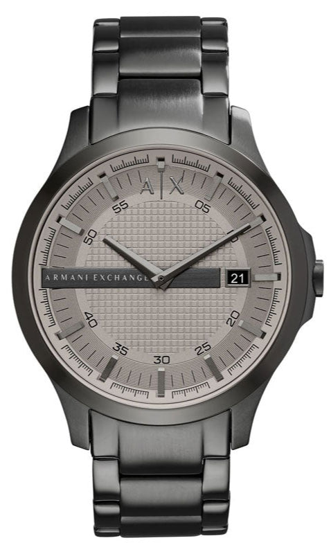  Shop Authentic Armani Exchange Hampton Chronograph Grey Dial Grey Steel Strap Watch For Men - AX2194 - Luxxuri