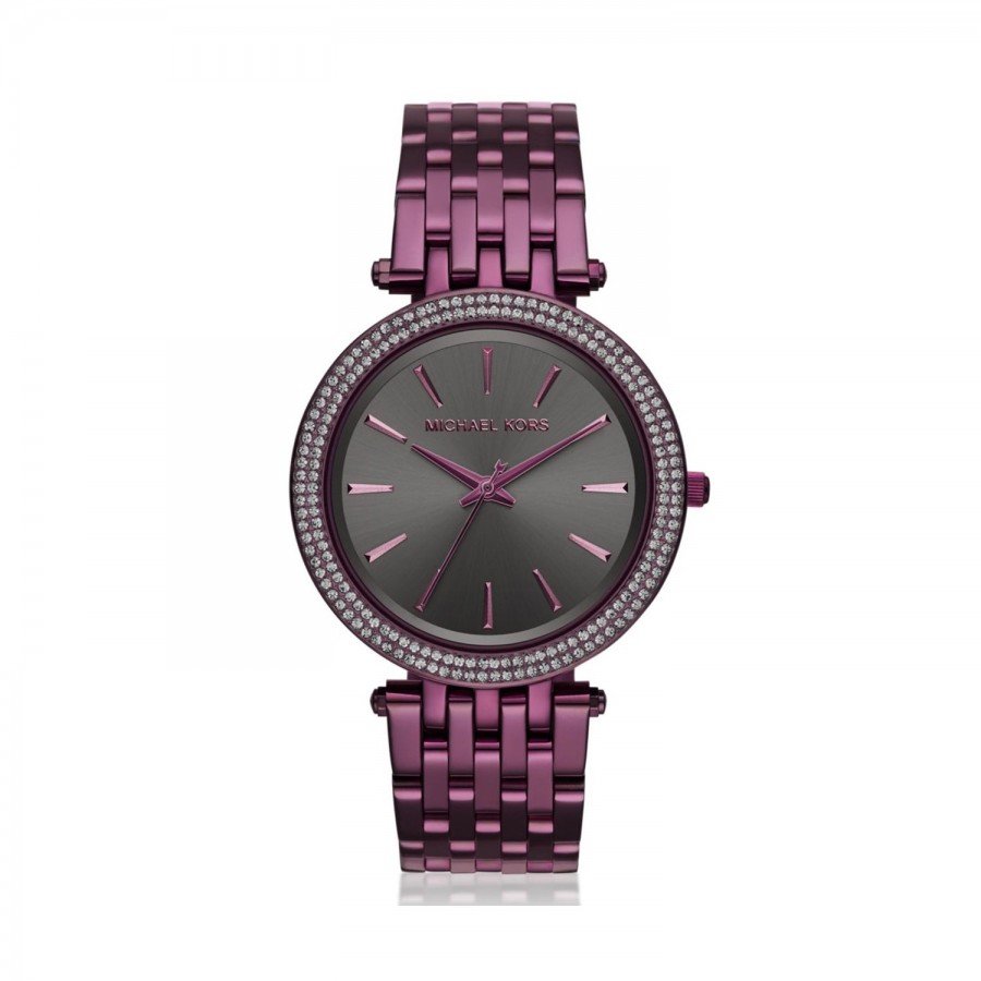  Shop Authentic Michael Kors Darci Black Dial Purple Steel Strap Watch for Women - MK3554 - Luxxuri