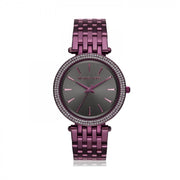  Shop Authentic Michael Kors Darci Black Dial Purple Steel Strap Watch for Women - MK3554 - Luxxuri