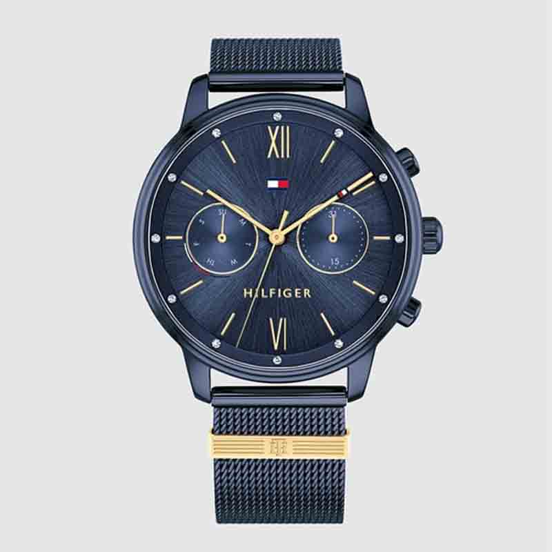  Shop Authentic Tommy Hilfiger Blake Quartz Blue Dial Blue Mesh Bracelet Watch for Men - 1782305 - Luxxuri