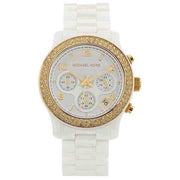 Shop Authentic Michael Kors Runway White Dial White Steel Strap Watch for Women - MK5237 - Luxxuri