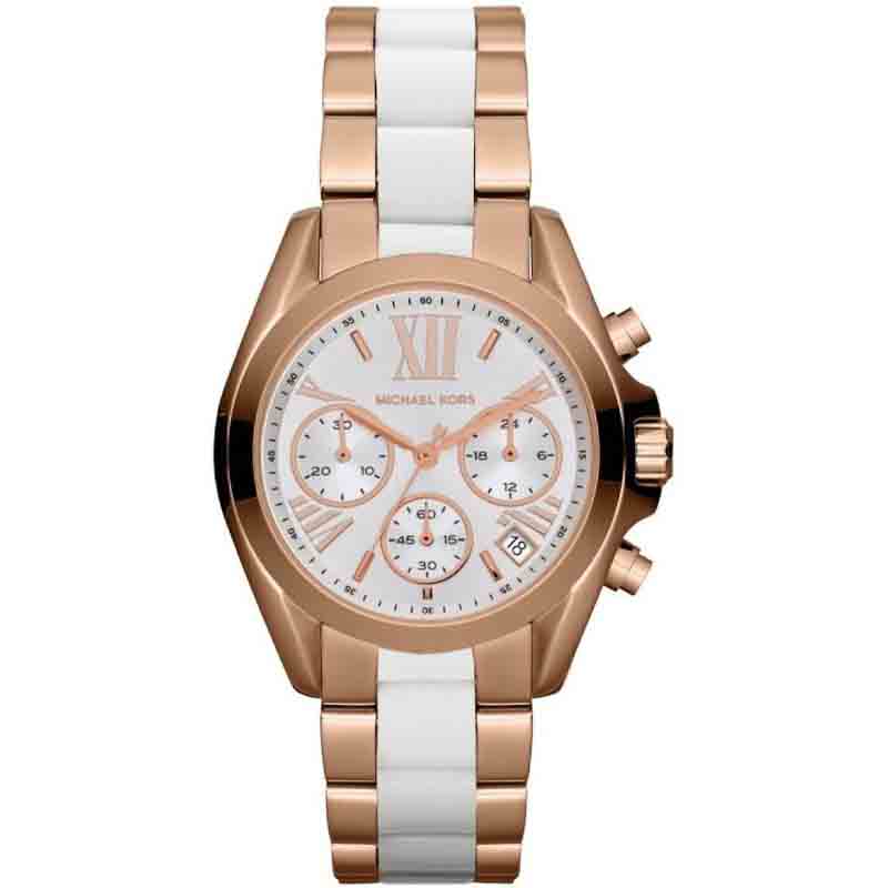 Shop Authentic Michael Kors Bradshaw Silver Dial Two Tone Steel Strap Watch for Women - MK5907 - Luxxuri