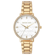  Shop Authentic Michael Kors Pyper Three Hand White Dial Gold Steel Strap Watch For Women - MK4666 - Luxxuri