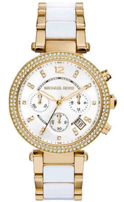  Shop Authentic Michael Kors Parker White Dial Two Tone Steel Strap Watch for Women - MK6119 - Luxxuri