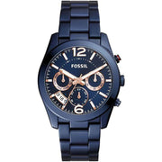  Shop Authentic Fossil Perfect Boyfriend Multifunction Blue Dial Blue Steel Strap Watch for Women - ES4093 - Luxxuri