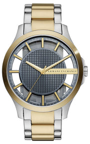  Shop Authentic Armani Exchange Hampton Chronograph Grey Dial Two Tone Steel Strap Watch For Men - AX2403 - Luxxuri