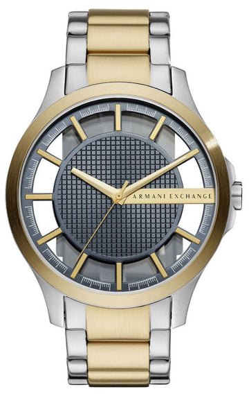  Shop Authentic Armani Exchange Hampton Chronograph Grey Dial Two Tone Steel Strap Watch For Men - AX2403 - Luxxuri