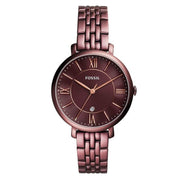  Shop Authentic Fossil Jacqueline Brown Dial Brown Steel Strap Watch for Women - ES4100 - Luxxuri