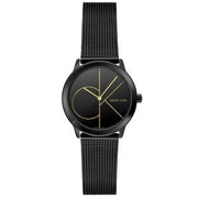  Shop Authentic Calvin Klein Minimal Black Dial Black Mesh Bracelet Watch for Men - K3M214X1 - Luxxuri