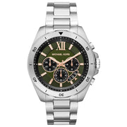  Shop Authentic Michael Kors Brecken Chronograph Green Dial Silver Steel Strap Watch For Men - MK8984 - Luxxuri