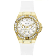  Shop Authentic Guess Venus Diamonds White Dial White Rubber Strap Watch for Women - GW0118L5 - Luxxuri