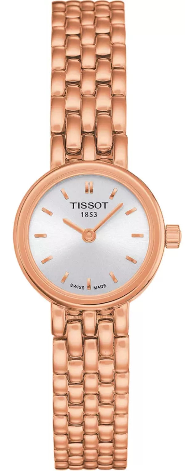  Shop Authentic Tissot T Lady Lovely Silver Dial Rose Gold Steel Strap Watch For Women - T058.009.33.031.01 - Luxxuri