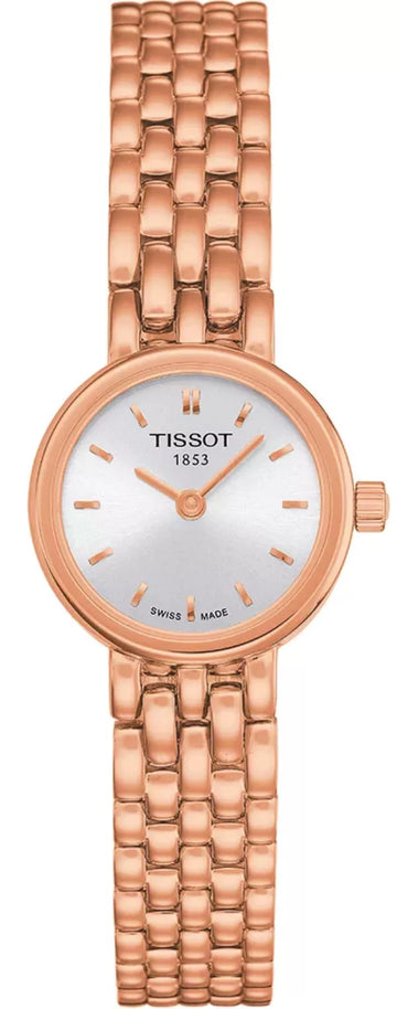 Shop Authentic Tissot T Lady Lovely Silver Dial Rose Gold Steel Strap Watch For Women - T058.009.33.031.01 - Luxxuri