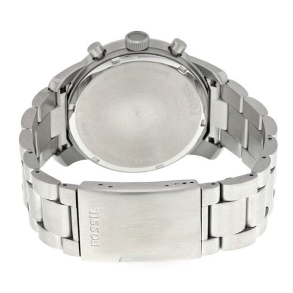  Shop Authentic Fossil Pilot Chronograph Black Dial Silver Steel Strap Watch for Men - FS5141 - Luxxuri