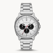  Shop Authentic Michael Kors Sullivan Quartz White Dial Silver Steel Strap Watch For Men - MK8968 - Luxxuri