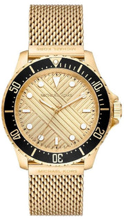  Shop Authentic Michael Kors Everest Chronograph Gold Dial Gold Mesh Strap Watch For Men - MK9083 - Luxxuri