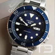  Shop Authentic Seiko 5 Sports Automatic Analog Blue Dial Silver Steel Strap Watch For Men - SRPD51K1 - Luxxuri