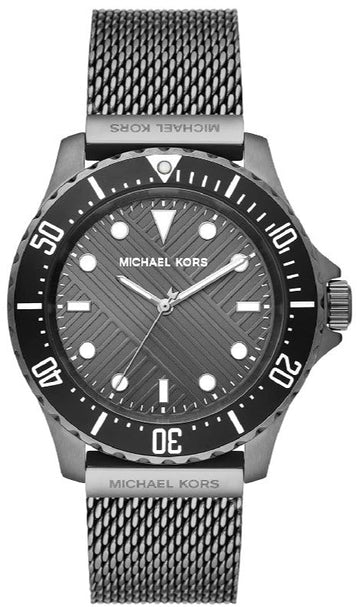  Shop Authentic Michael Kors Everest Quartz Grey Dial Grey Mesh Bracelet Watch For Men - MK9093 - Luxxuri
