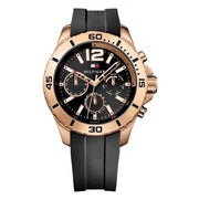  Shop Authentic Tommy Hilfiger Sport Multifunction Black Dial Black Rubber Strap Watch for Men - 1791145 - Luxxuri