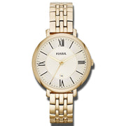  Shop Authentic Fossil Jacqueline White Dial Gold Steel Strap Watch for Women - ES3434 - Luxxuri
