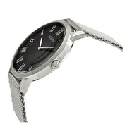  Shop Authentic Guess Analog Black Dial Silver Mesh Bracelet Watch for Men - W1263G1 - Luxxuri