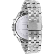  Shop Authentic Tommy Hilfiger West Quartz Black Dial Silver Steel Strap Watch For Men - 1791707 - Luxxuri