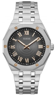  Shop Authentic Guess Asset Quartz Black Dial Silver Steel Strap Watch For Men - GW0575G1 - Luxxuri