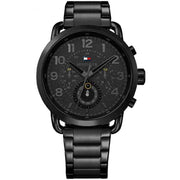  Shop Authentic Tommy Hilfiger Briggs Black Dial Black Steel Strap Watch for Men  - 1791423 - Luxxuri