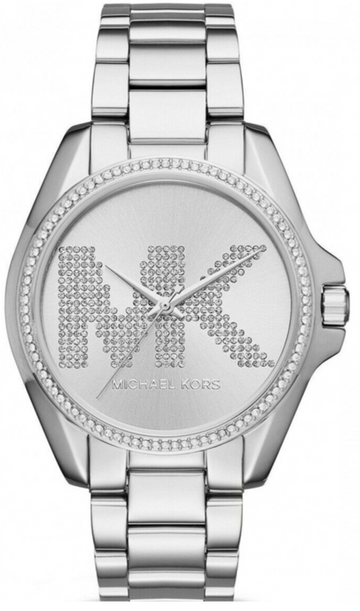  Shop Authentic Michael Kors Bradshaw Quartz Silver Dial Silver Steel Strap Watch For Women - MK6554 - Luxxuri
