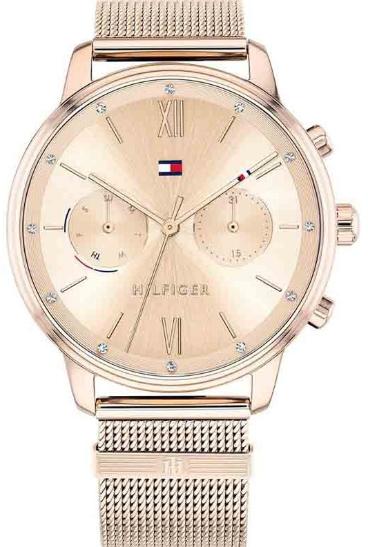  Shop Authentic Tommy Hilfiger Blake Quartz Gold Dial Gold Mesh Bracelet Watch for Women - 1782303 - Luxxuri