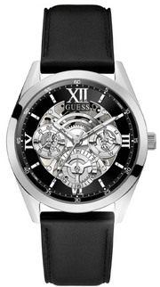  Shop Authentic Guess Tailor Multifunction Black Dial Black Leather Strap Watch for Men - GW0389G1 - Luxxuri