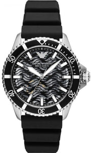  Shop Authentic Emporio Armani Meccanico Automatic Black Dial Black Silicone Strap Watch For Men - AR60062 - Luxxuri