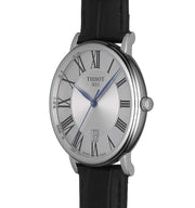  Shop Authentic Tissot Carson Premium Silver Dial Black Leather Strap Watch For Men - T122.410.16.033.00 - Luxxuri