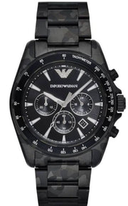  Shop Authentic Emporio Armani Sportivo Quartz Black Dial Black Steel Strap Watch For Men - AR11027 - Luxxuri
