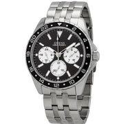  Shop Authentic Guess Odyssey Black Dial Silver Steel Strap Watch For Men - W1107G1 - Luxxuri