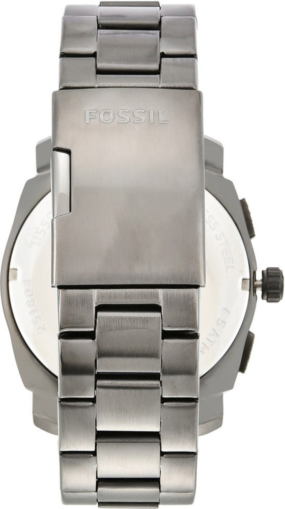  Shop Authentic Fossil Machine Chronograph Brown Dial Grey Steel Strap Watch for Men - FS4931 - Luxxuri