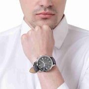  Shop Authentic Fossil Townsman Multifunction Black Dial Black Leather Strap Watch for Men - FS5396 - Luxxuri