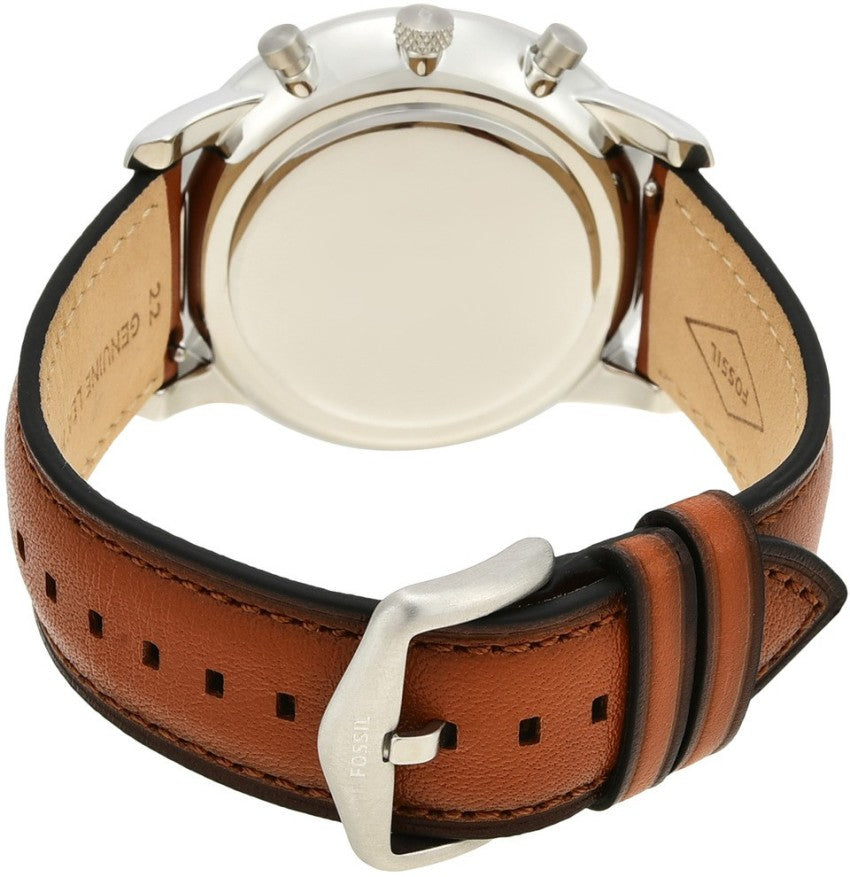  Shop Authentic Fossil Goodwin Chronograph Blue Dial Brown Leather Strap Watch for Men - FS5414 - Luxxuri