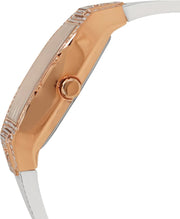  Shop Authentic Guess Raven Diamonds Rose Gold Dial White Silicone Strap Watch for Women - GW0105L3 - Luxxuri