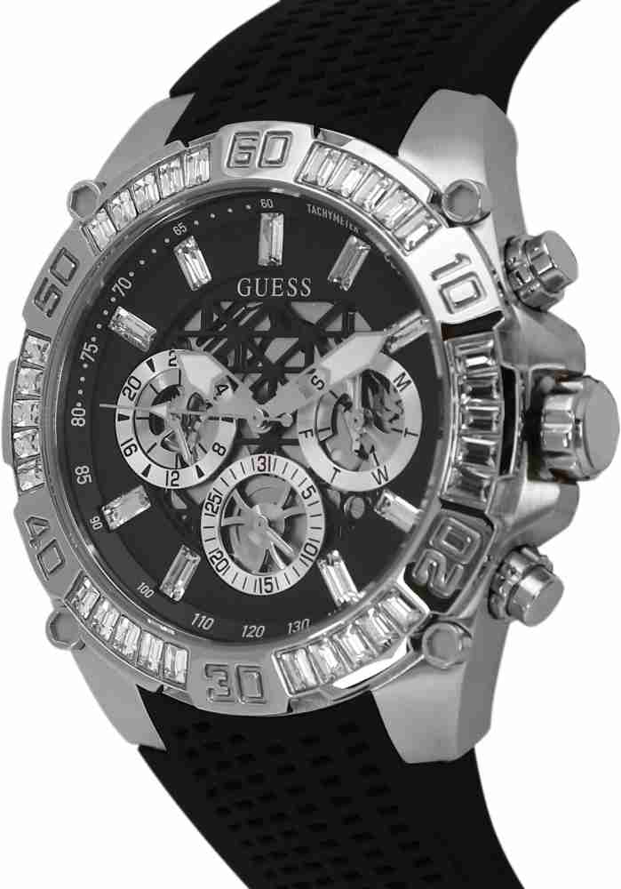 Shop Authentic Guess Trophy Multifunction Black Dial Black Rubber Strap Watch for Men - GW0333G1 - Luxxuri