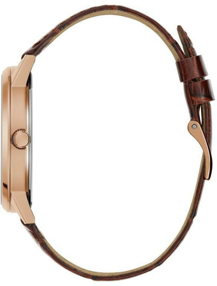  Shop Authentic Guess Gadget Brown Dial Brown Leather Strap Watch for Men - GW0570G2 - Luxxuri