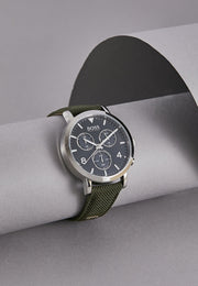  Shop Authentic Hugo Boss Vesada Grey Dial Green Nylon Strap Watch for Men - 1513692 - Luxxuri