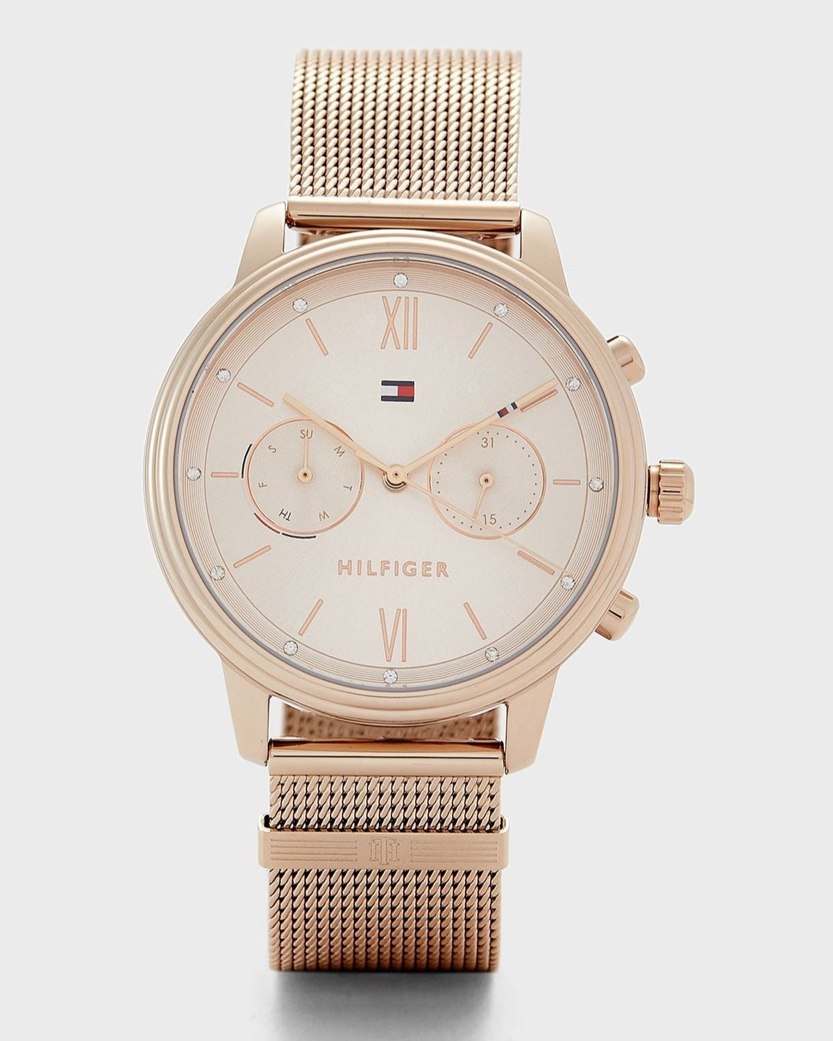  Shop Authentic Tommy Hilfiger Blake Quartz Gold Dial Gold Mesh Bracelet Watch for Women - 1782303 - Luxxuri