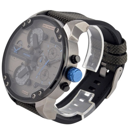  Shop Authentic Diesel Mr Daddy 2.0 Chronograph Grey Dial Black Nylon Strap Watch For Men - DZ7420 - Luxxuri