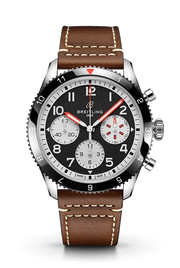  Shop Authentic Breitling Avi Chronograph 42 Mosquito Black Dial Brown Leather Strap Watch for Men - Y233801A1B1X1 - Luxxuri