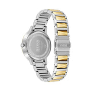  Shop Authentic Hugo Boss Signature Silver Dial Two Tone Steel Strap Watch for Women - 1502568 - Luxxuri