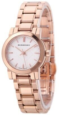  Shop Authentic Burberry The City White Dial Rose Gold Steel Strap Watch for Women - BU9204 - Luxxuri