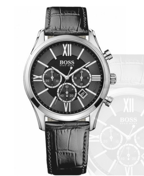  Shop Authentic Hugo Boss Ambassador Chronograph Quartz Black Dial Black Leather Strap Watch For Men - HB1513194 - Luxxuri